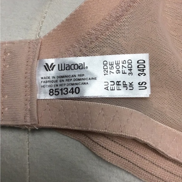 Wacoal Women’s Net Effect Underwire Bra, Rose Dust, size 34DD - Picture 5 of 11